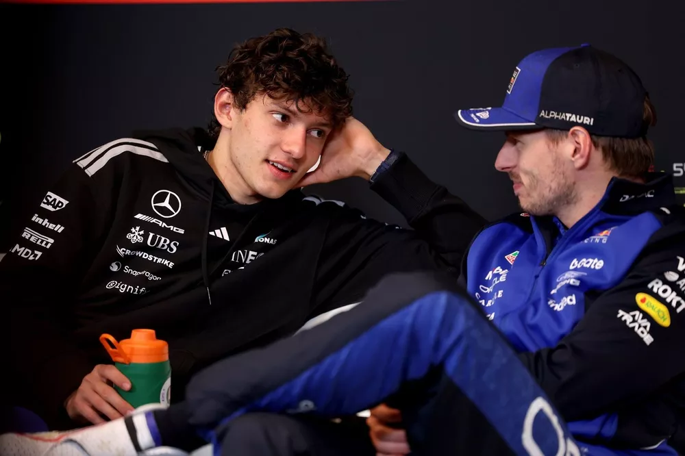 Andrea Kimi Antonelli, Mercedes, Max Verstappen, Red Bull Racing