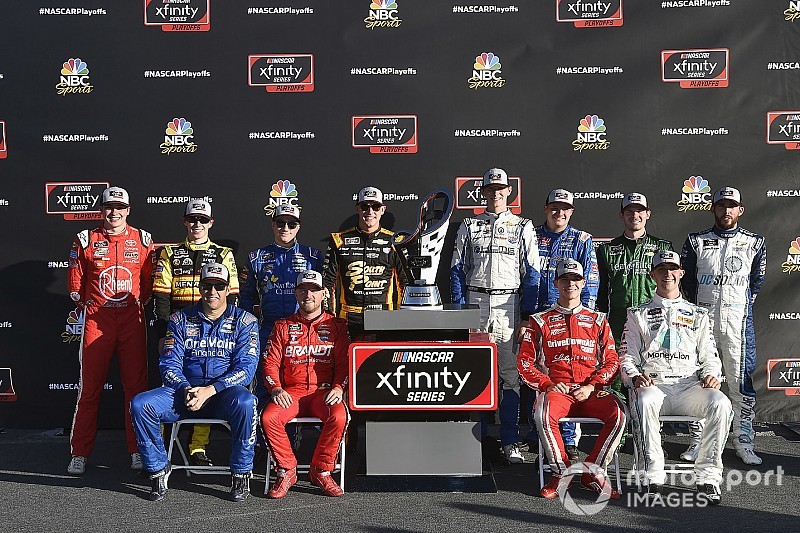 Anuncian a los 12 pilotos que correrán los playoffs de Serie Xfinity