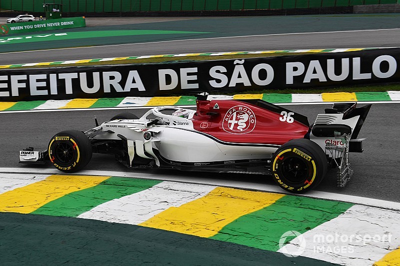 Fotogallery: l'Alfa Romeo Sauber nel Gran Premio del Brasile