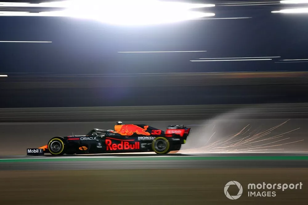 Max Verstappen 2021 Qatar Grand Prix sparks