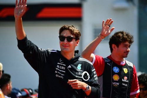 Fans lose it over Charles Leclerc's F1 secret santa gift to George Russell: "Master ragebait"