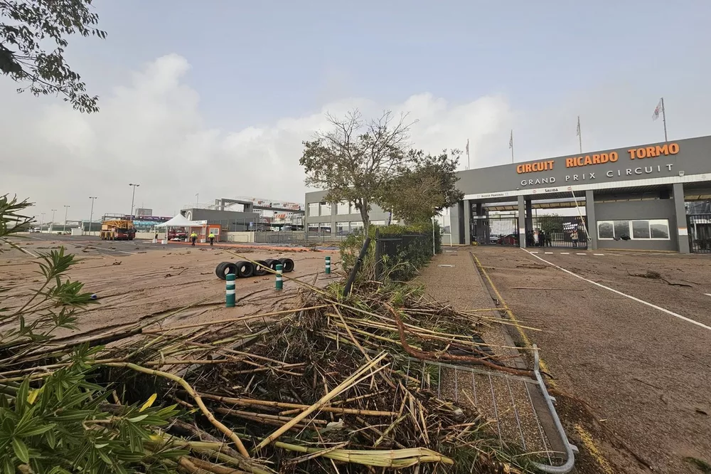 Le circuit de Valence apr&egrave;s les inondations