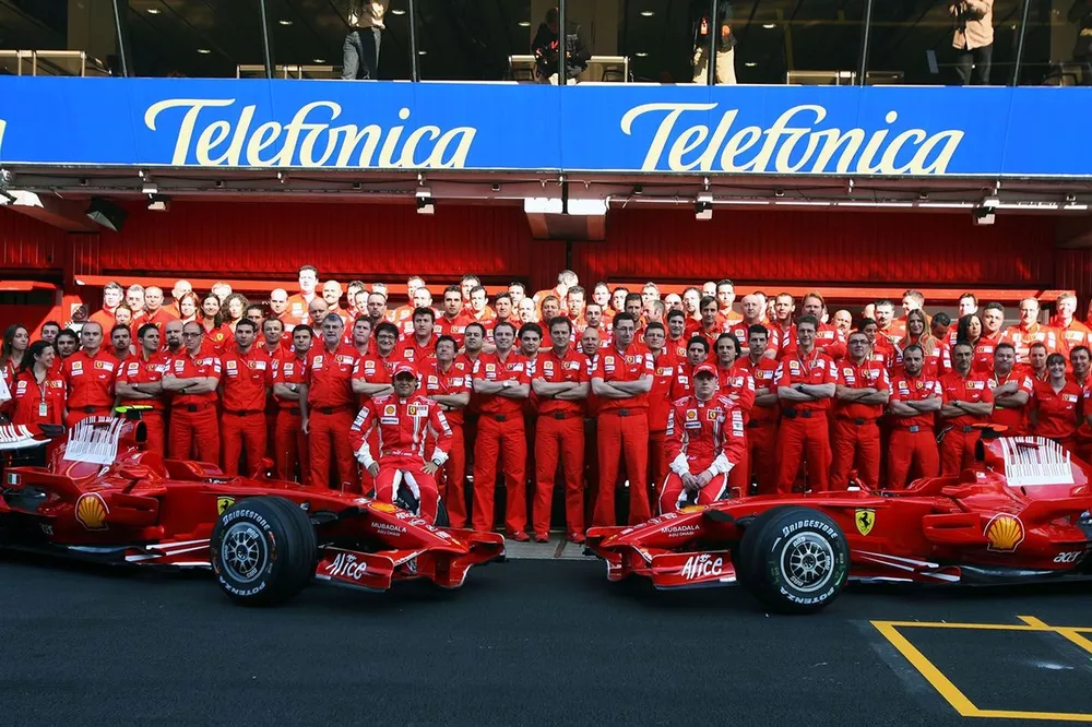 Ferrari team photo