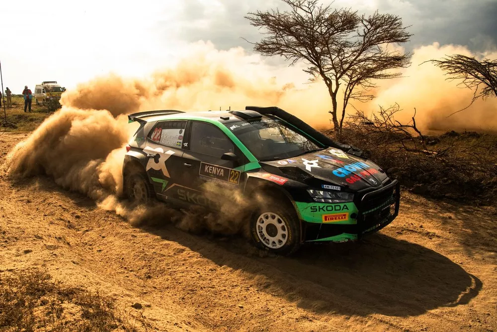 Gus Greensmith, Jonas Andersson, Toksport WRT Skoda Fabia RS Rally2