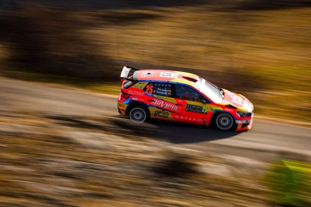 Pepe L&oacute;pez, David V&aacute;quez, Skoda Fabia Evo Rally2