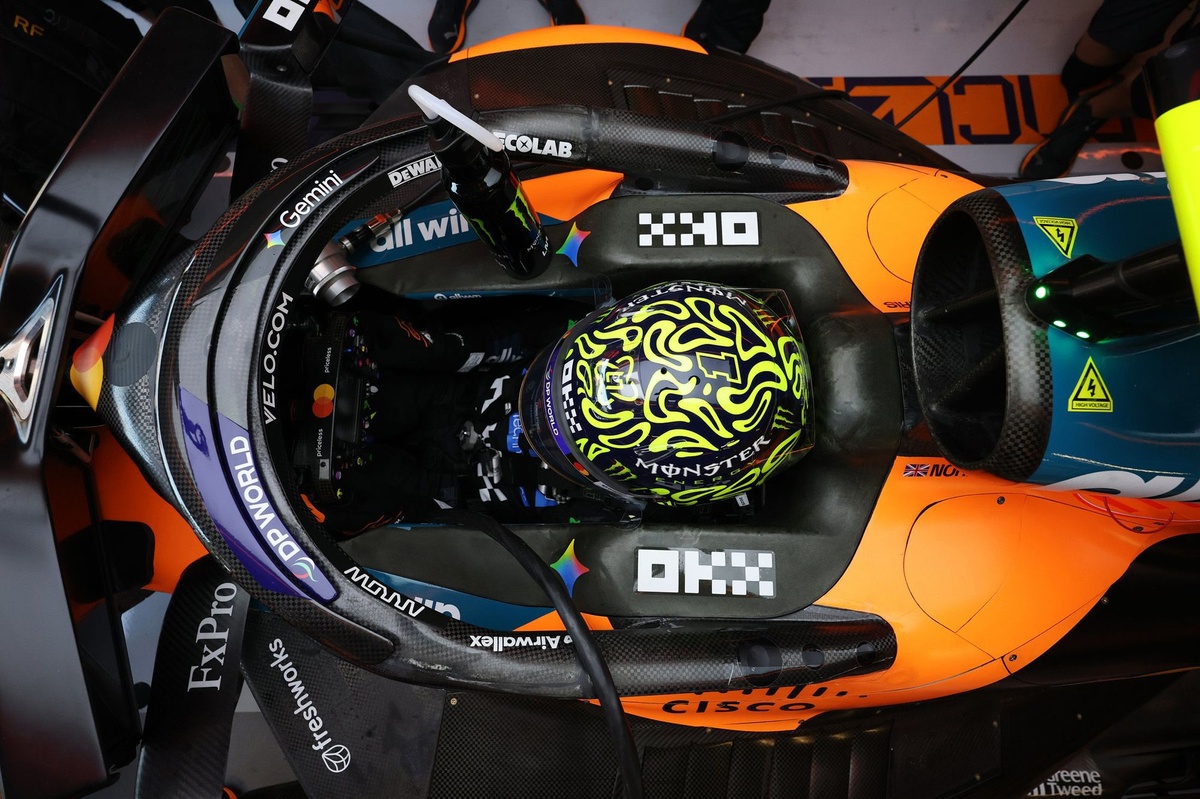 Lando Norris descarta a McLaren de la pole en Monza: "No estamos en la lucha en absoluto"