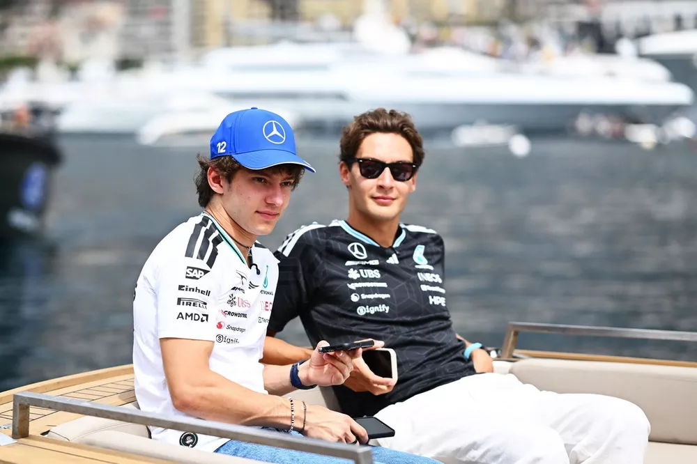 Andrea Kimi Antonelli, Mercedes, George Russell, Mercedes