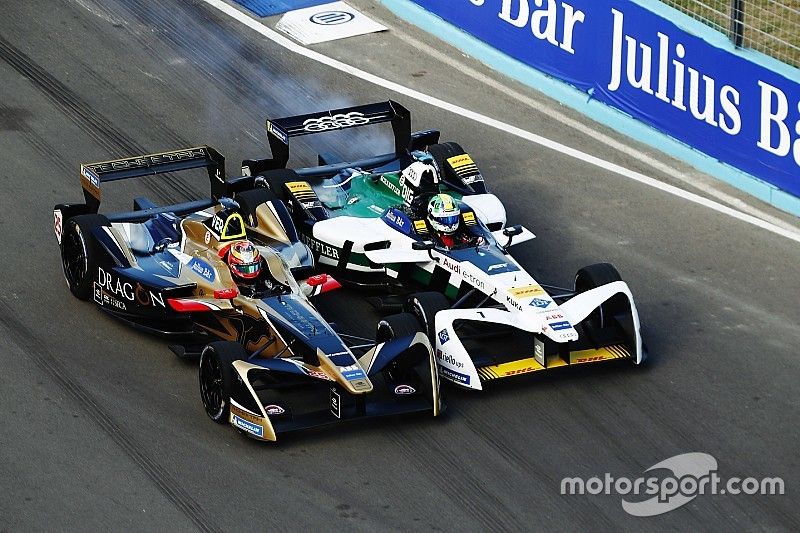 Jean-Eric Vergne, Techeetah, battles with Lucas di Grassi, Audi Sport ABT Schaeffler