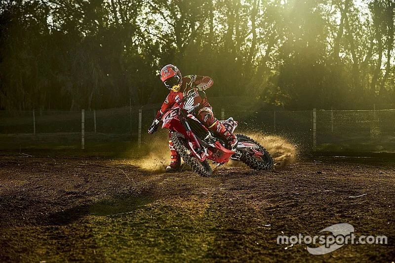 Marc Márquez entrena en Cervera, España