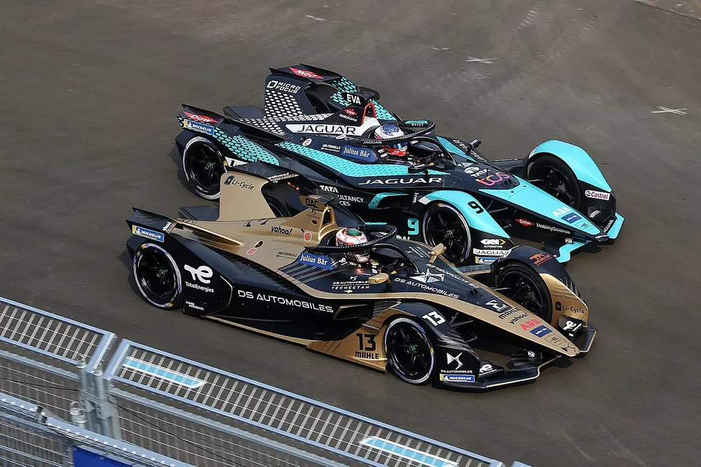 Antonio Felix da Costa, DS Techeetah, E-Tense FE21, Mitch Evans, Jaguar Racing, Jaguar I-Type V