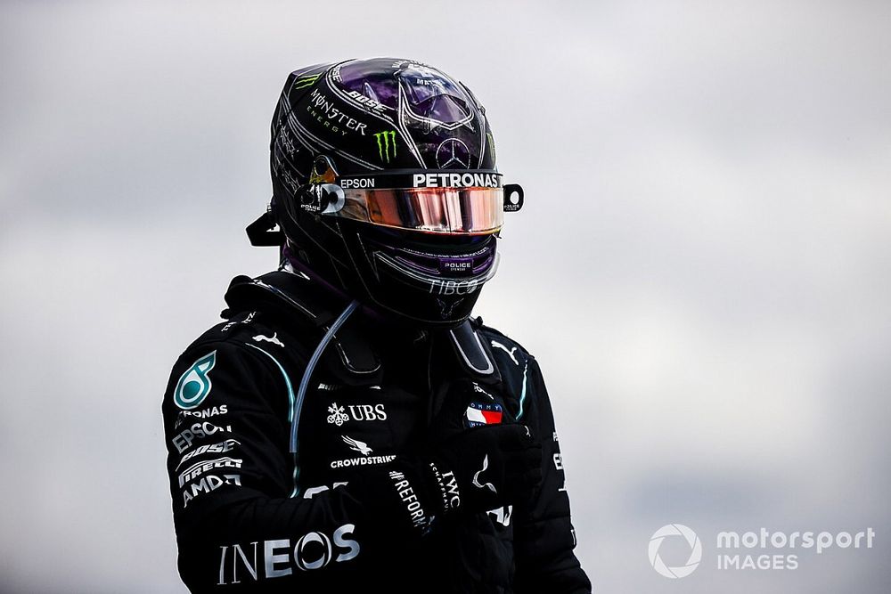 Race Winner Lewis Hamilton, Mercedes-AMG F1 celebrates in Parc Ferme