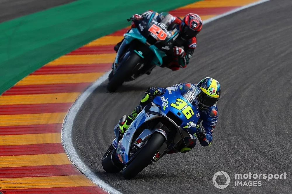 Joan Mir, Team Suzuki MotoGP, Fabio Quartararo, Petronas Yamaha SRT