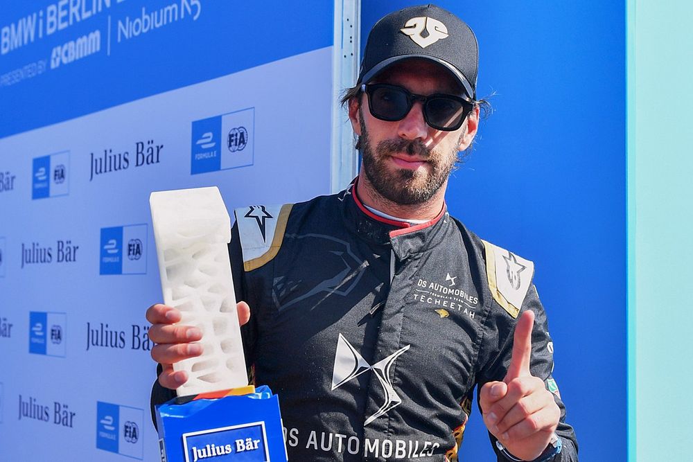 Pole sitter Jean-Eric Vergne, DS Techeetah