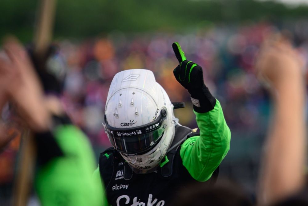 Third place Nico Hulkenberg, Kick Sauber