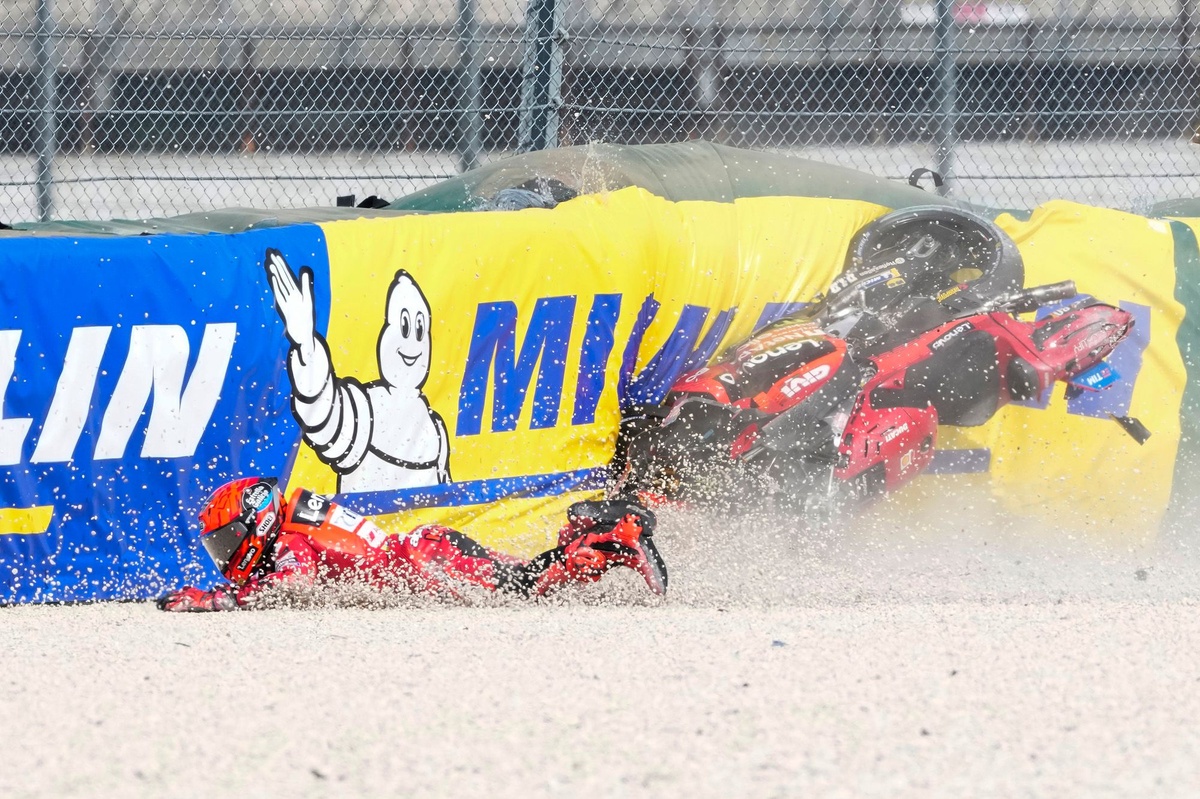 Why Marquez crashed in the MotoGP San Marino GP sprint race