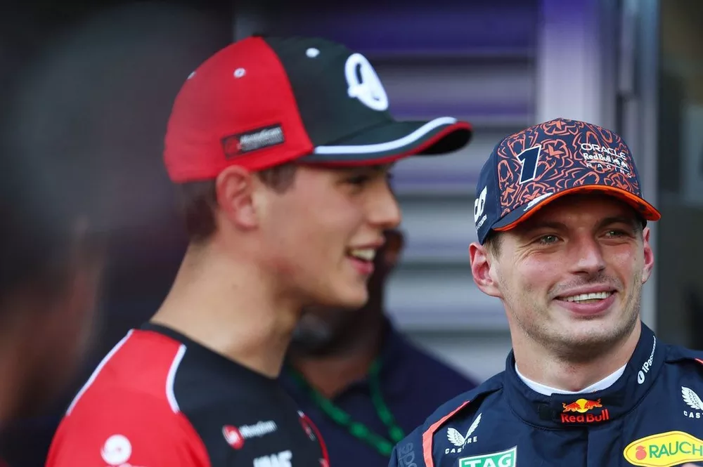 Max Verstappen, Red Bull Racing, Oliver Bearman, Haas F1 Team, Gabriel Bortoleto, Sauber