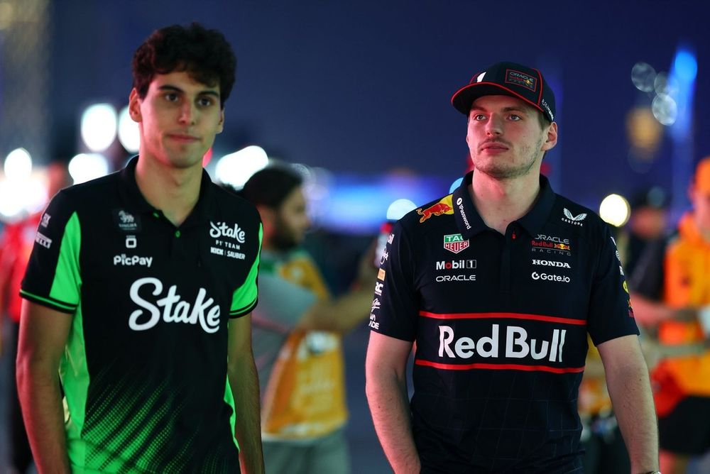 Max Verstappen, Red Bull Racing, Gabriel Bortoleto, Sauber