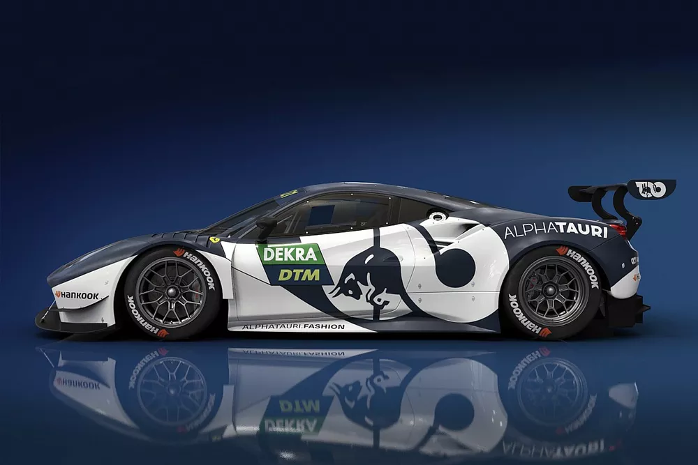AF Corse Alpha Tauri-wagen van Alex Albon en Nick Cassidy