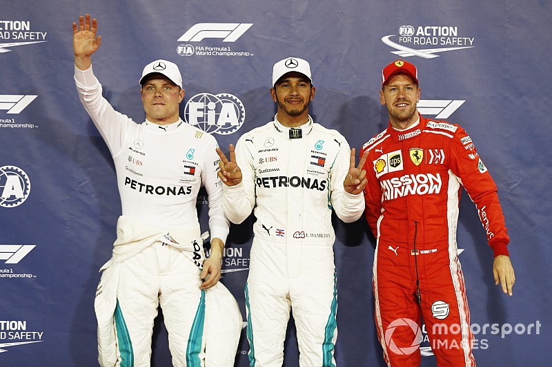 Starting grid F1 GP Abu Dhabi 2018