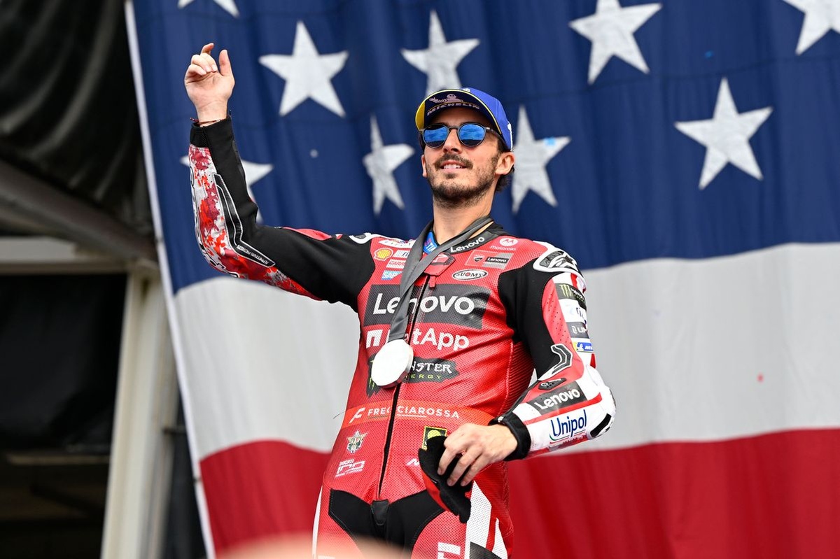 Bagnaia tout sourire après son sprint : "On méritait ce résultat"