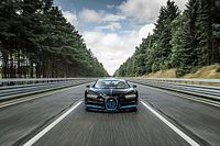 Montoya alcanz&oacute; los 400 km/h en un Bugatti Chiron