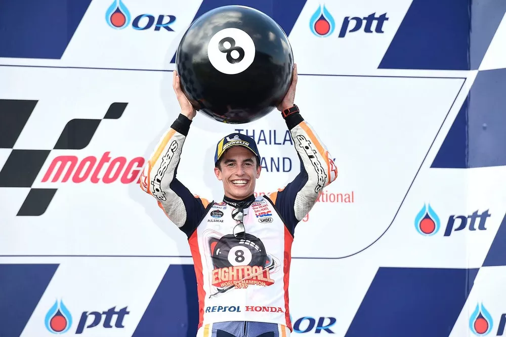 Podium : le vainqueur Marc Marquez, Repsol Honda Team