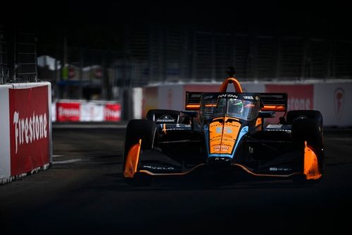 O'Ward lidera primera pr&aacute;ctica en Long Beach y Canapino en 23&deg;
