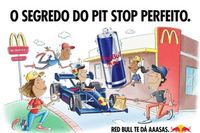 F1: Red Bull e McDonald's anunciam parceria para o GP de São Paulo, com logo no carro da equipe e ativações em lojas