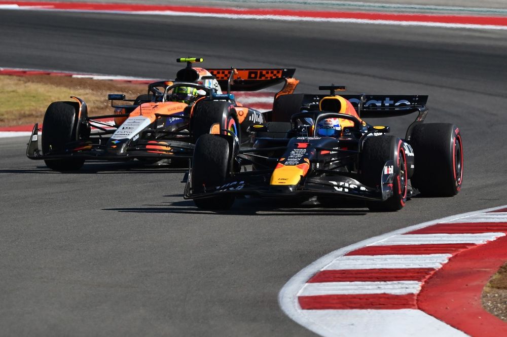 Lando Norris, McLaren, Max Verstappen, Red Bull Racing