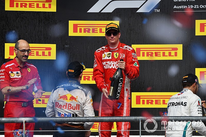 Die schönsten Jubelbilder von Kimi Räikkönen