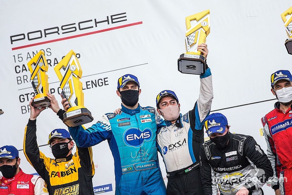 Átila Abreu e Léo Sanchez na Porsche Endurance Series