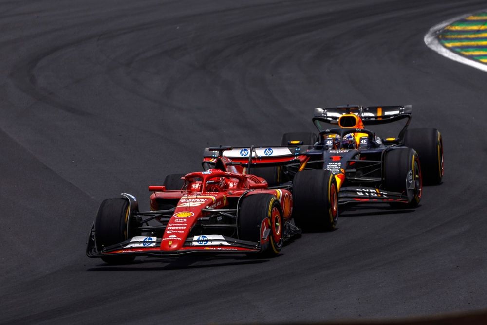Charles Leclerc, Ferrari SF-24, Max Verstappen, Red Bull Racing RB20