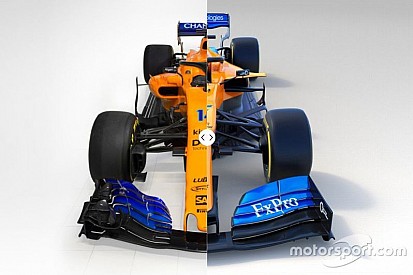 Слайдер: порівняння нової і торішньої машин Ф1 McLaren