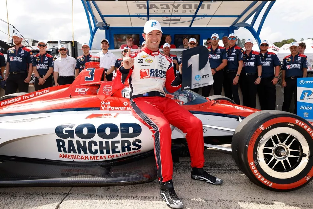 Scott McLaughlin, Team Penske Chevrolet, NTT P1 Award, Pole