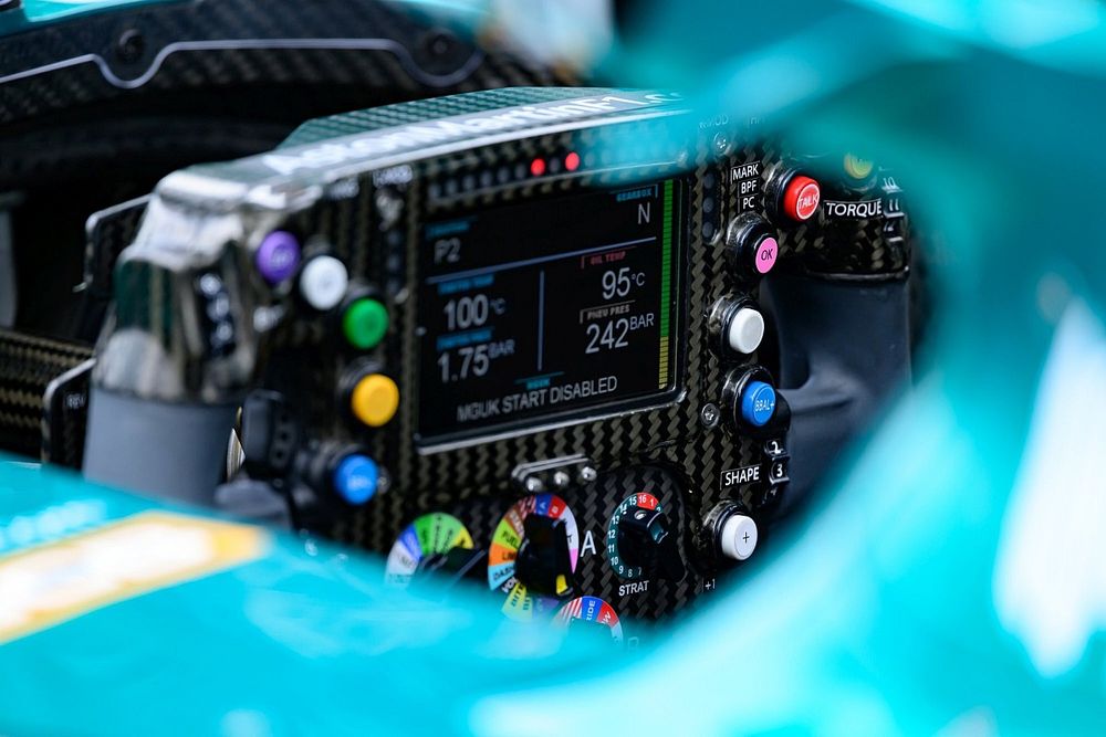 Aston Martin Racing AMR23 steering wheel