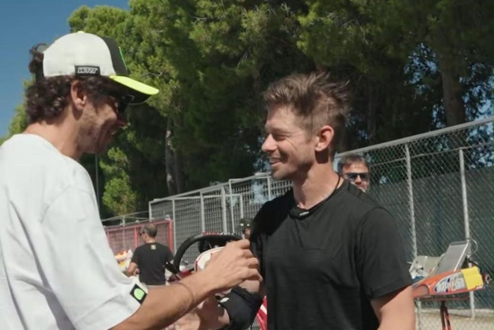 Valentino Rossi, Casey Stoner, karting