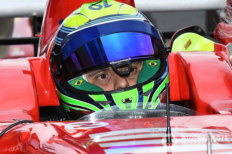 Felipe Massa, Ferrari at Legends F1 30th Anniversary Lap Demonstration 