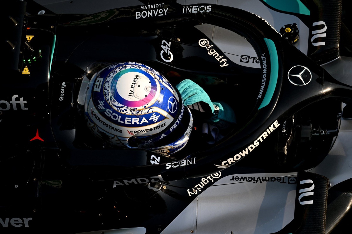 F1: Russell revela expectativas para largada de Xangai após pole