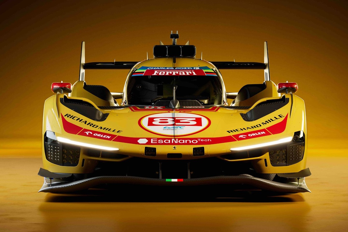Voici la livrée de la Ferrari jaune tenante du titre aux 24H du Mans