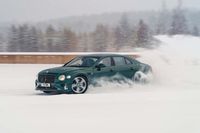Incre&iacute;ble: este Bentley ha alcanzado los 193 km/h sobre hielo