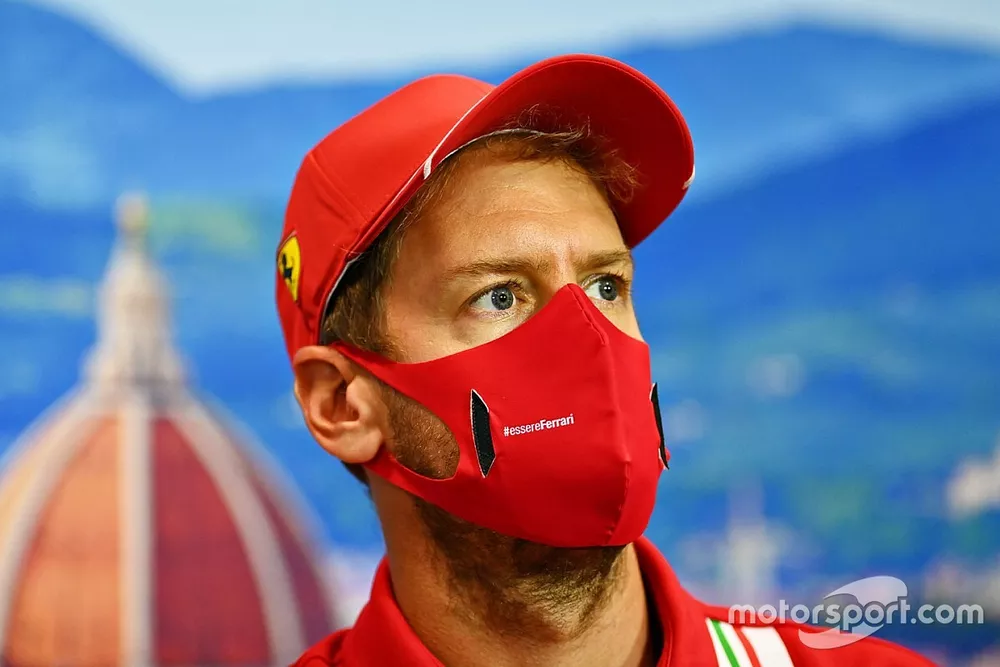 Sebastian Vettel, Ferrari in conferenza stampa