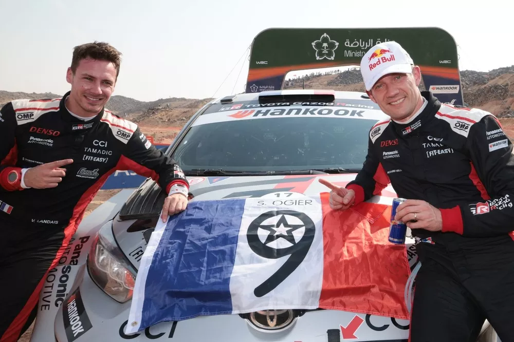 S&eacute;bastien Ogier, Vincent Landais, Toyota Gazoo Racing WRT Toyota GR Yaris Rally1