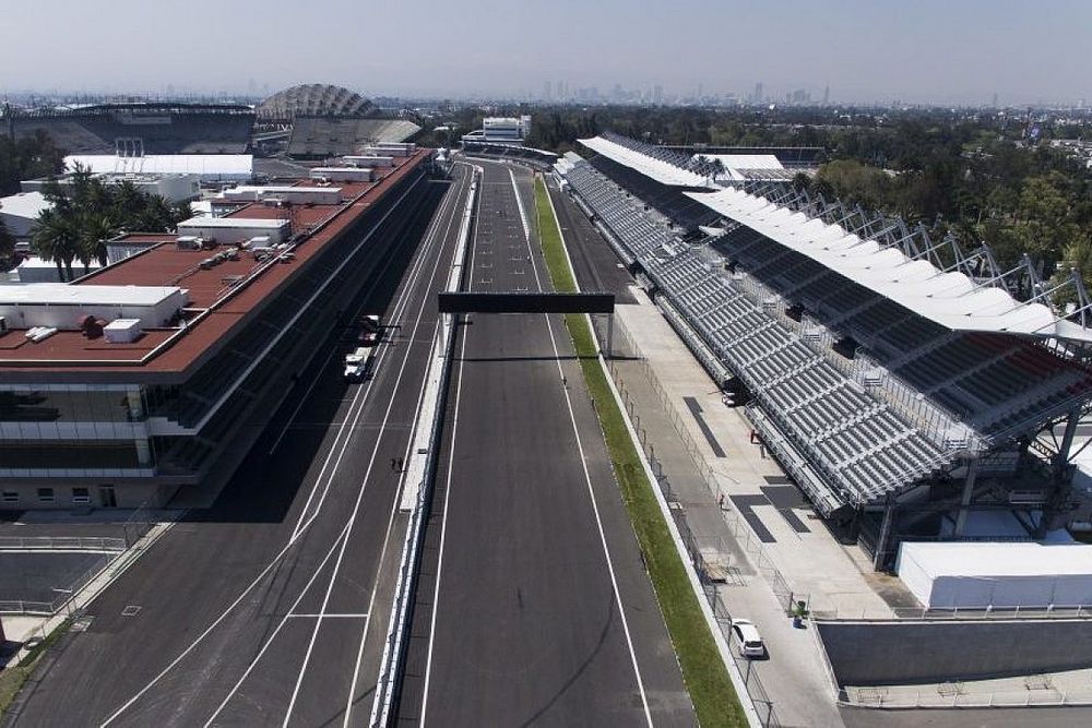 Preparaciones del autódromo Hermanos Rodríguez