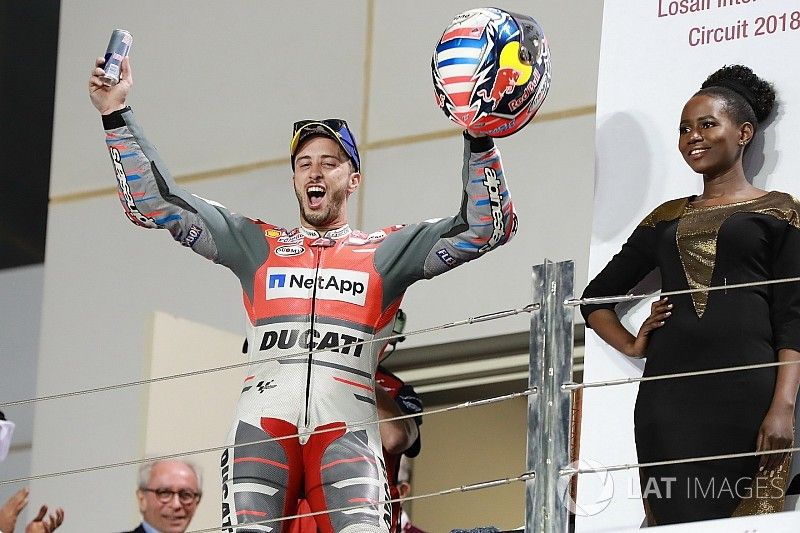 Podium: Ganador, Andrea Dovizioso, Ducati Team