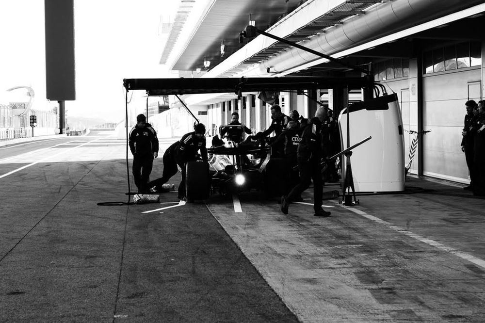 Audi F1 Team shakedown