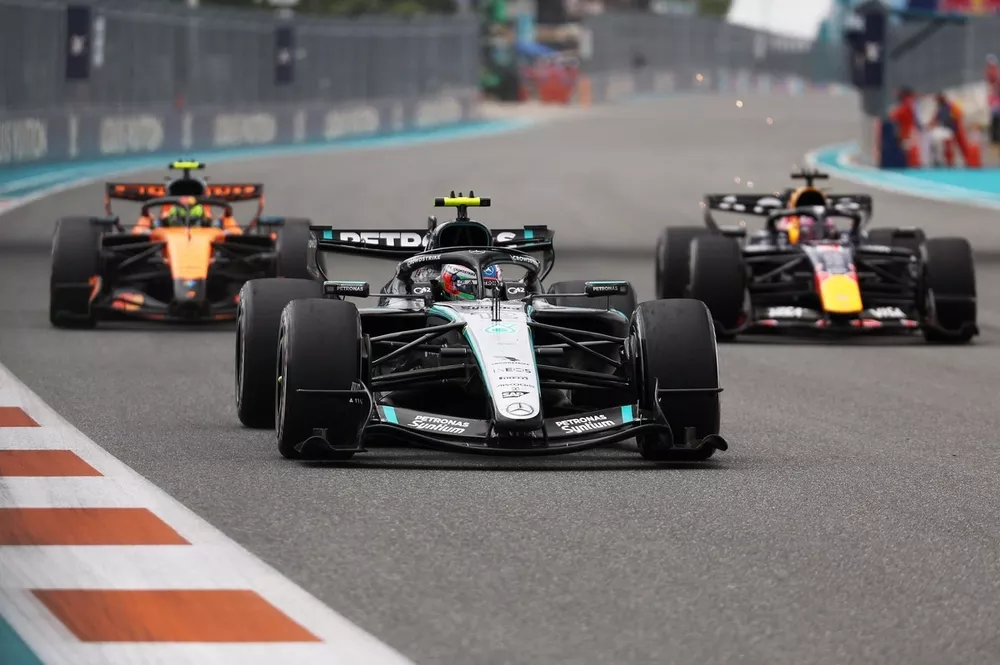 Andrea Kimi Antonelli, Mercedes, Max Verstappen, Red Bull Racing, Lando Norris, McLaren
