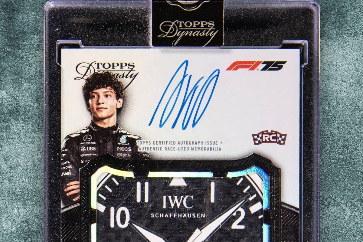 Una carta coleccionable de Kimi Antonelli, vendida por más de 170.000 euros