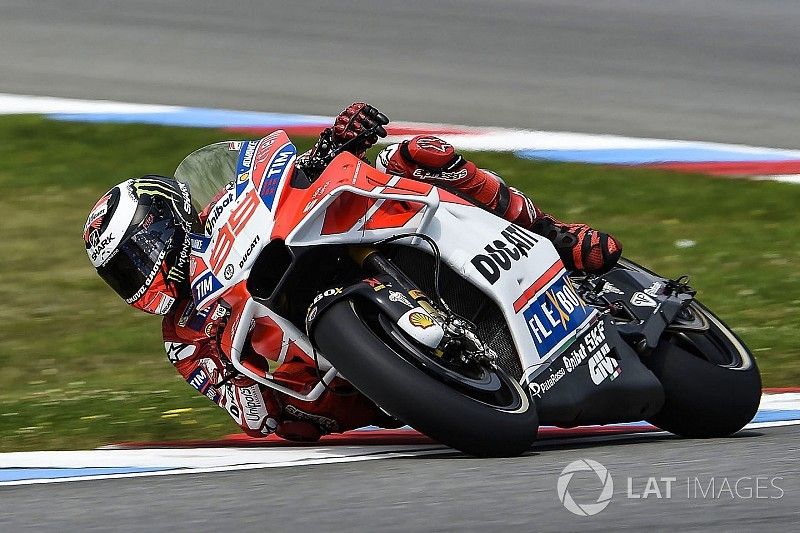 Jorge Lorenzo, Ducati Team con el nuevo carenado