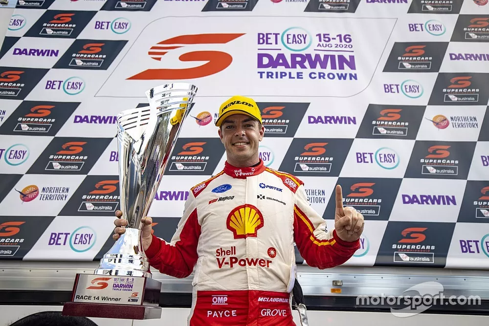 Race 2 winner Scott McLaughlin, DJR Team Penske
