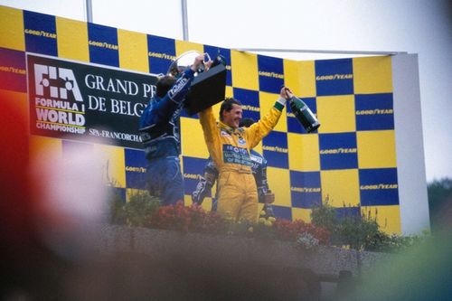 Galer&iacute;a: la primera victoria de Michael Schumacher en F1